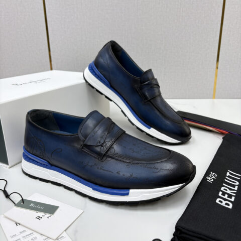 BERLUTI  Fast Track皮革ANDY 乐福运动鞋