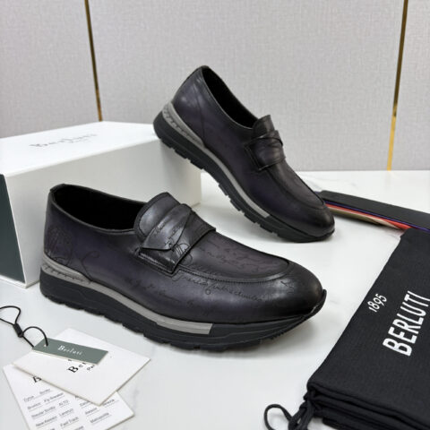 BERLUTI  Fast Track皮革ANDY 乐福运动鞋
