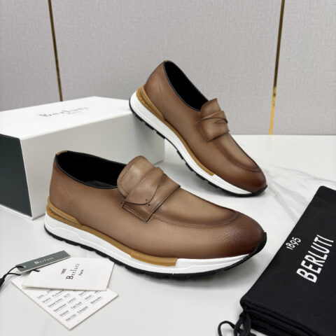 BERLUTI  Fast Track皮革ANDY 乐福运动鞋