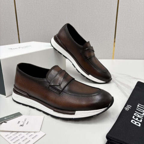 BERLUTI  Fast Track皮革ANDY 乐福运动鞋