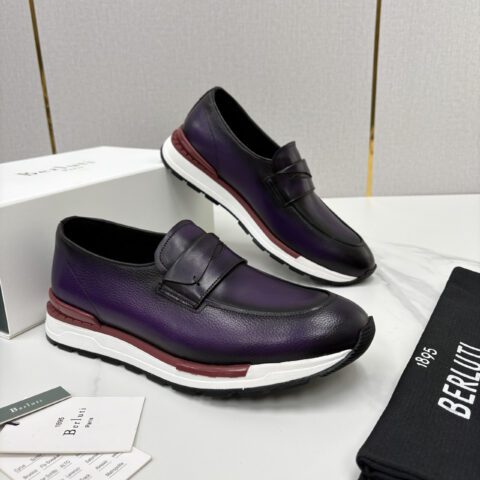 BERLUTI  Fast Track皮革ANDY 乐福运动鞋