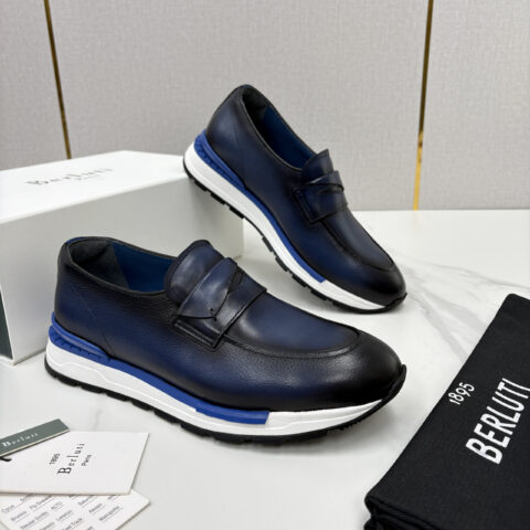 BERLUTI  Fast Track皮革ANDY 乐福运动鞋