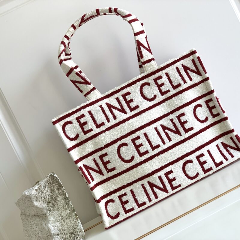 CELINE  CABAS THAIS大号通体印花织物购物袋🛍️编号：196762