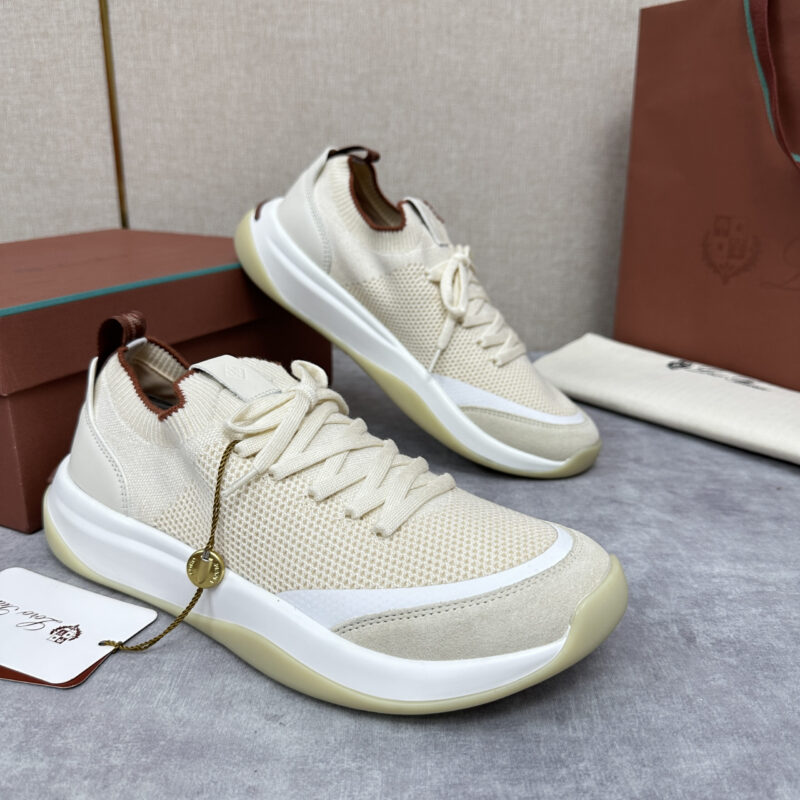 Loro Piana Week End Walk 男士飞织拼接休闲运动鞋