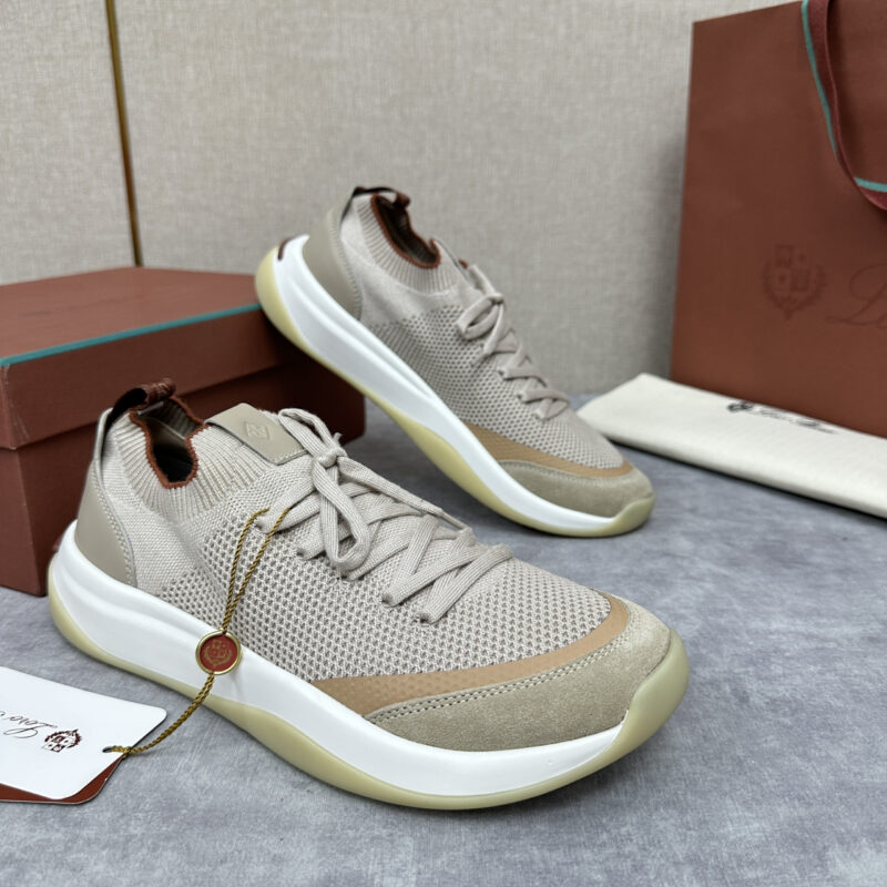 Loro Piana Week End Walk 男士飞织拼接休闲运动鞋