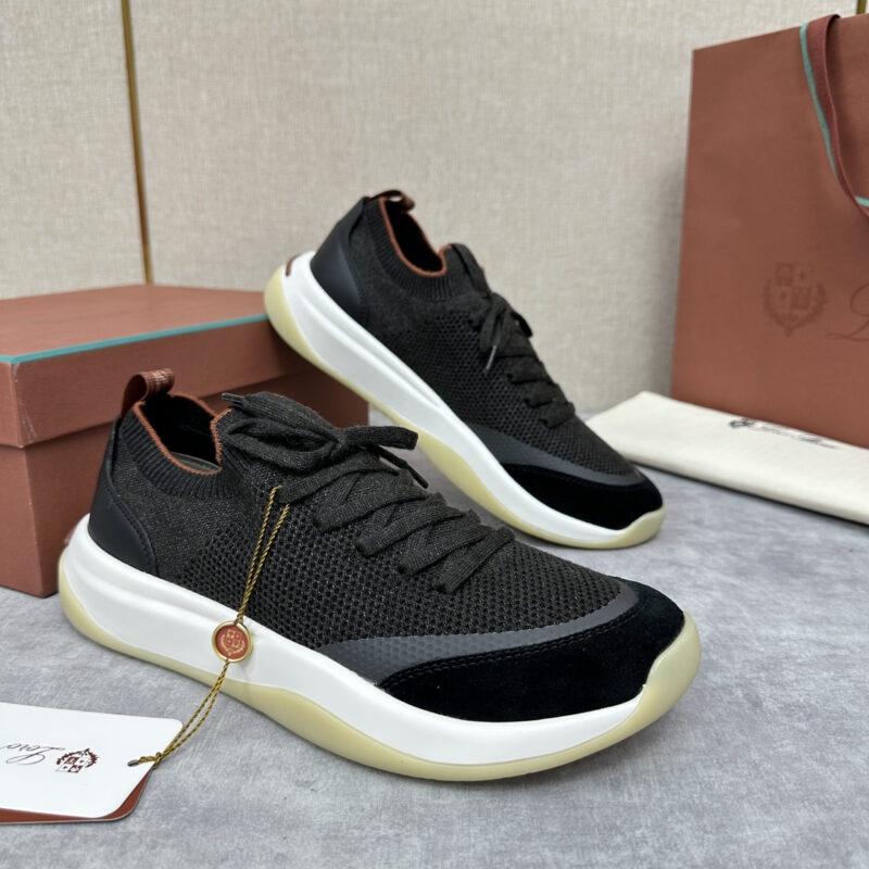 Loro Piana Week End Walk 男士飞织拼接休闲运动鞋