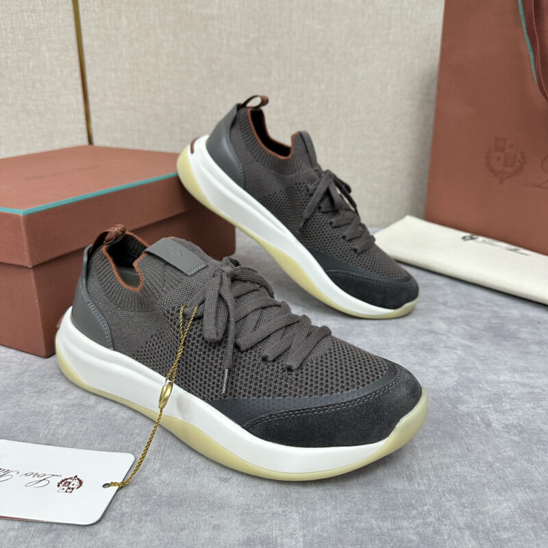 Loro Piana Week End Walk 男士飞织拼接休闲运动鞋