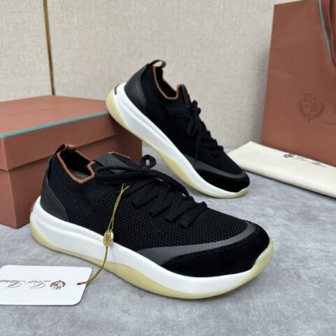 Loro Piana Week End Walk 男士飞织拼接休闲运动鞋