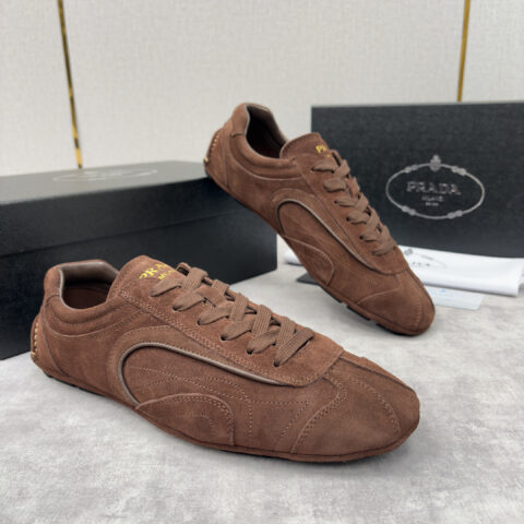 PRADA Montecarlo Re-Edition 复古Nappa皮革运动鞋