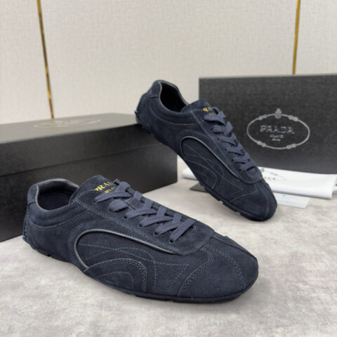 PRADA Montecarlo Re-Edition 复古Nappa皮革运动鞋