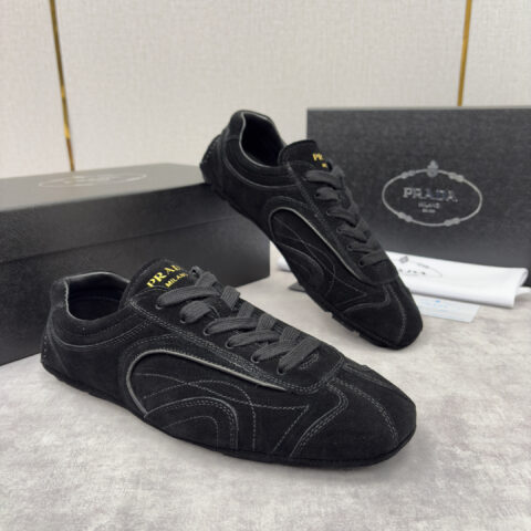 PRADA Montecarlo Re-Edition 复古Nappa皮革运动鞋