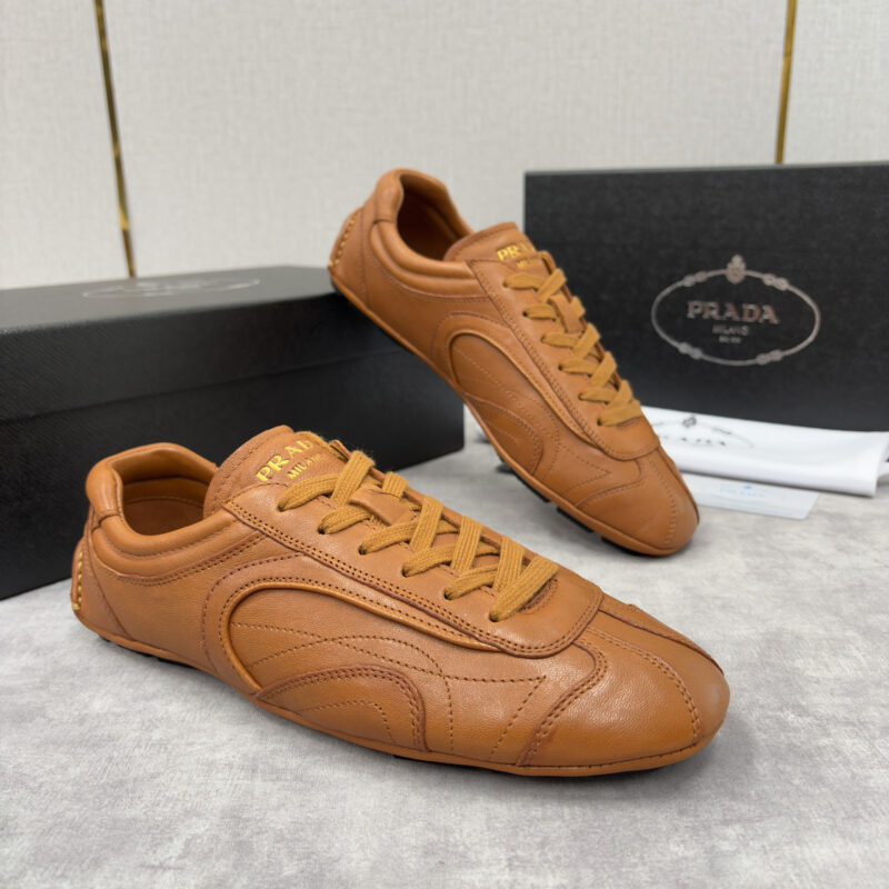 PRADA Montecarlo Re-Edition 复古Nappa皮革运动鞋