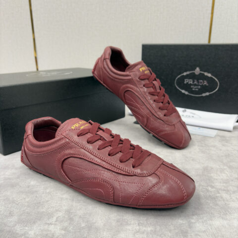 PRADA Montecarlo Re-Edition 复古Nappa皮革运动鞋