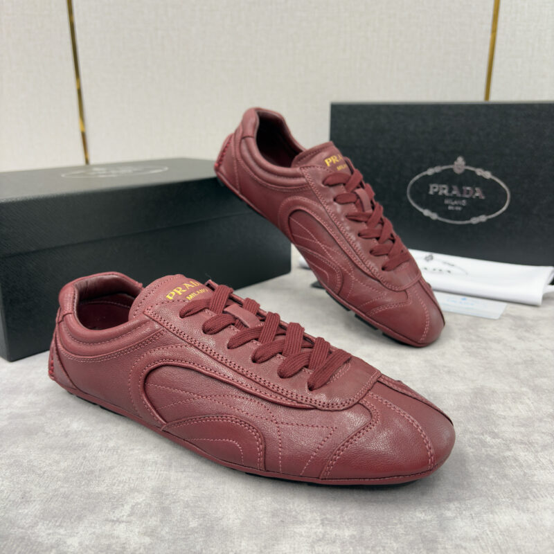 PRADA Montecarlo Re-Edition 复古Nappa皮革运动鞋