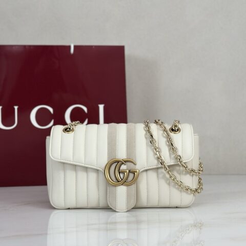 GUCCI 款号A005XW白皮磨砂
