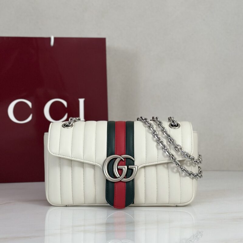 GUCCI 款号A005XW白皮绿红绿