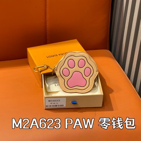 【原单精品】2A623狗爪 拉链零钱包 新款现货 PAW 零钱包（七夕限定款）Monogram Pets 萌宠系列