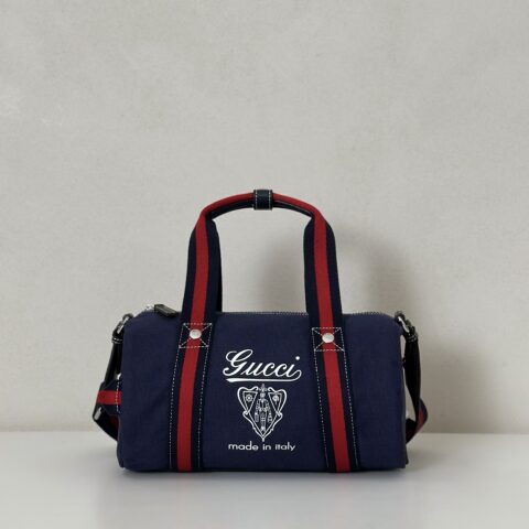 Gucci 款号816865蓝色帆布