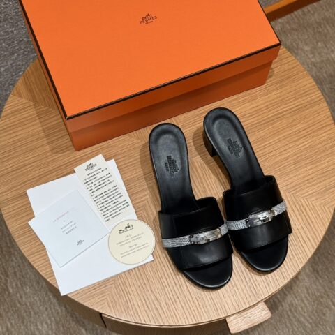 HERMES ：187 Gigi kelly高跟鞋 金棕色/37/Gold 银扣silver/