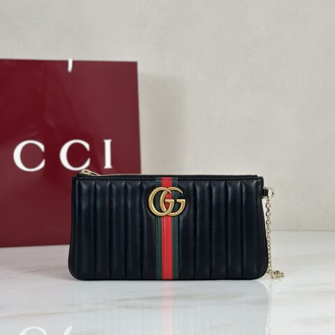 Gucci 款号A006X2克皮绿红绿
