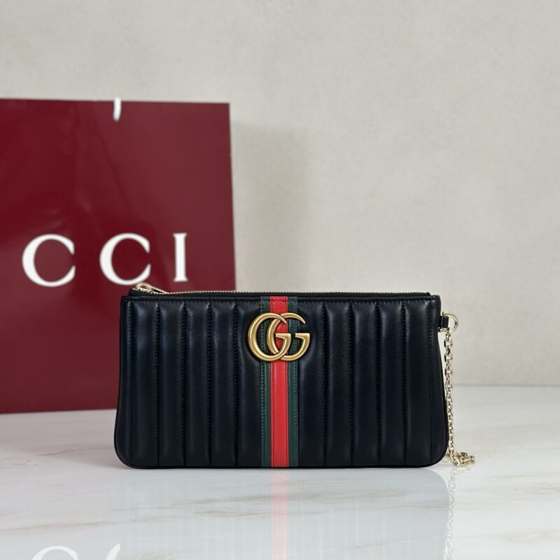Gucci 款号A006X2克皮绿红绿