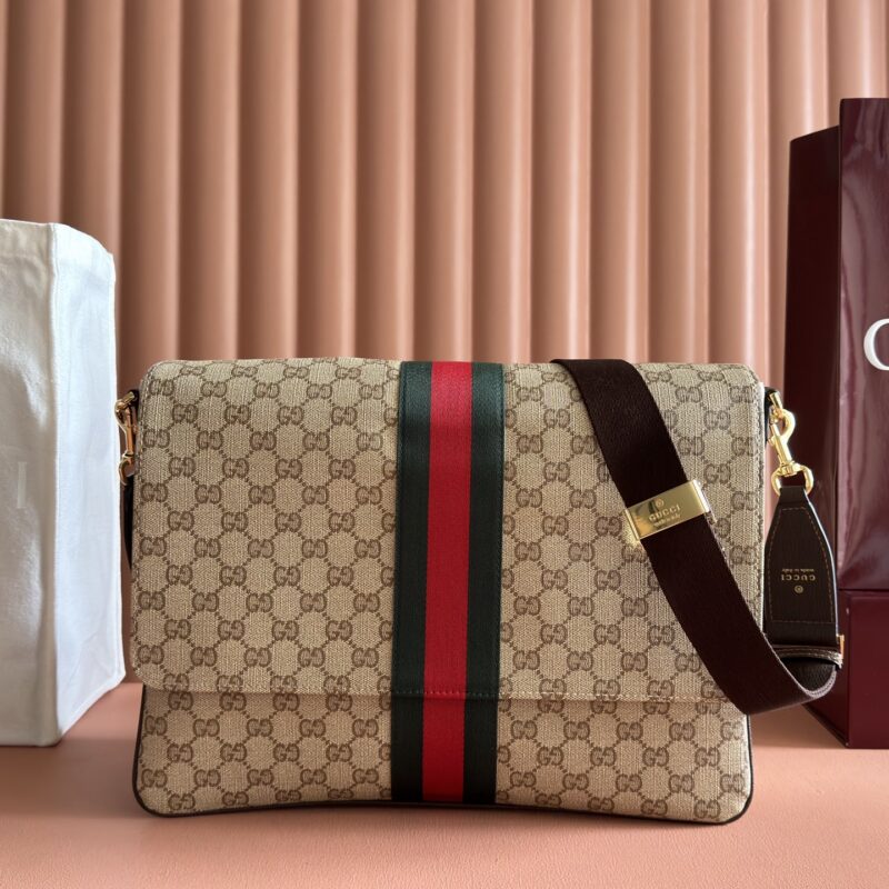 Gucci Primavera系列沙色涂层GG帆布 型号：A006JE