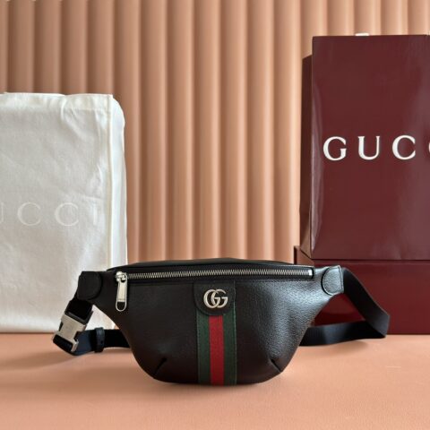 Gucci Ophidia系列黑色全皮 型号：839106