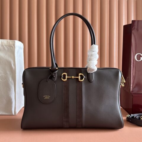 Gucci Borsetto2026春夏系列黑色软皮 型号：866734