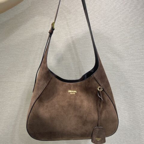 Prada新品Cleo小号麂皮 款号1BC300