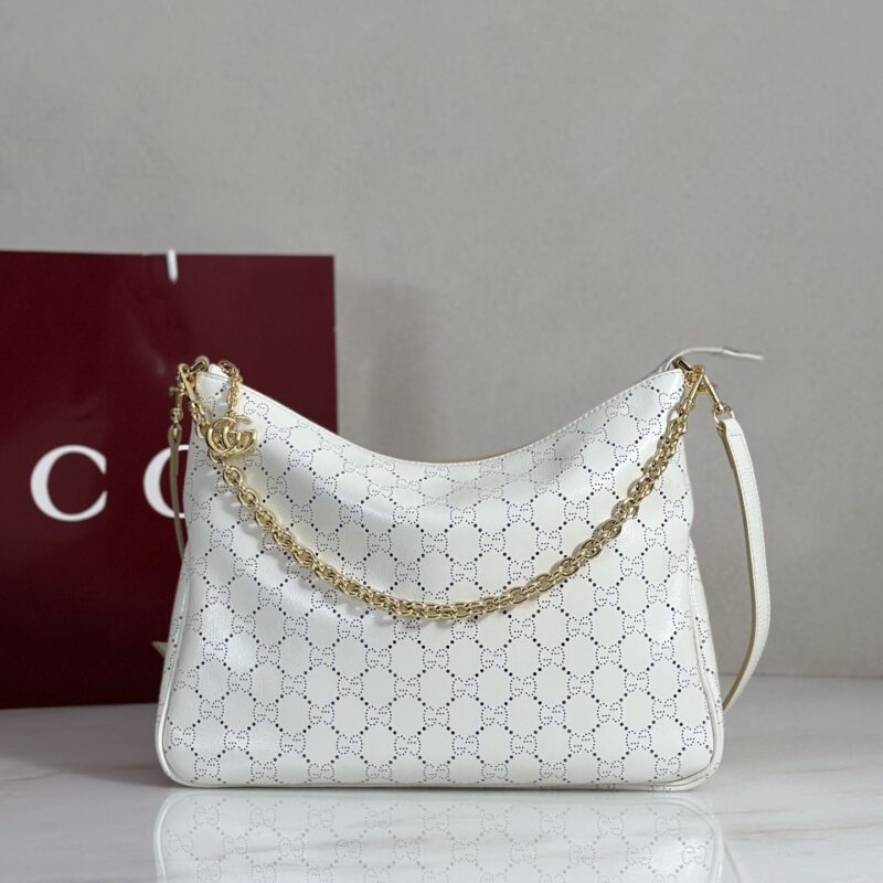 Gucci 款号A006OA 白皮穿孔