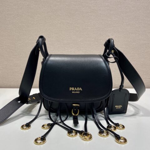 prada新品 Corsaire手袋马鞍包 1BD412