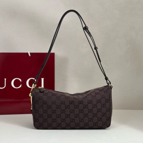 Gucci 款号860787 深棕帆布
