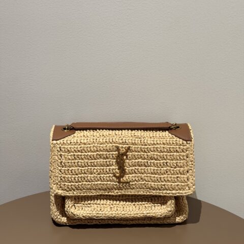 ysl【𝙉𝙞𝙠𝙞-𝟮𝟮𝙘𝙢】 🎗编织杏金 型号：533037