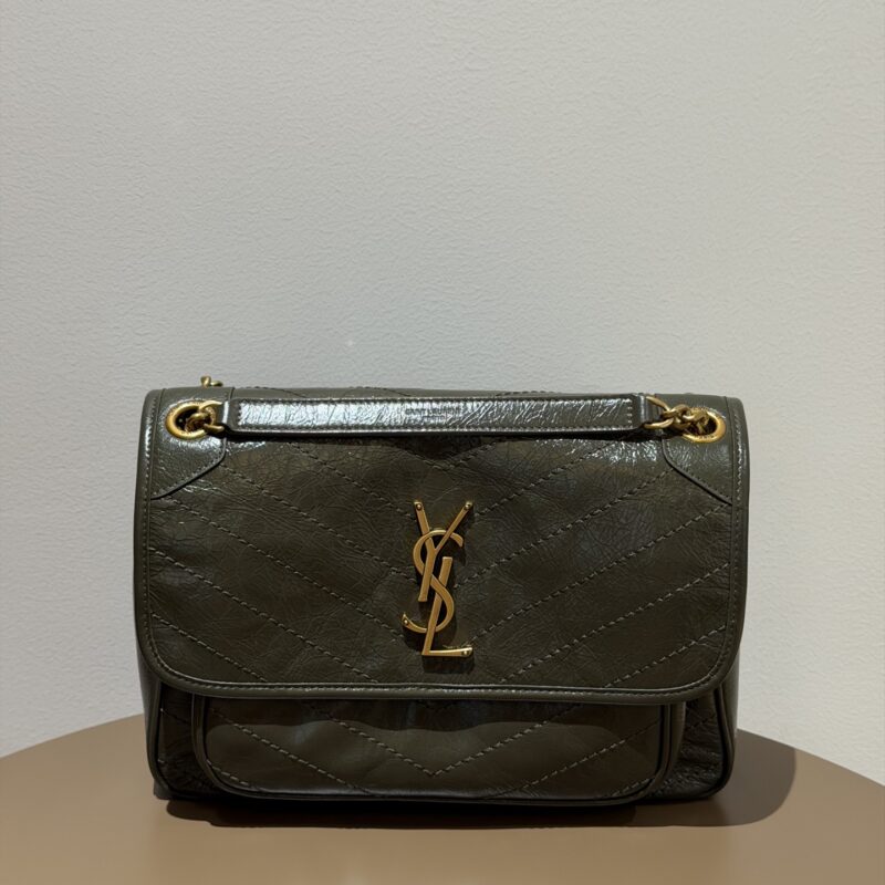 ysl【𝙉𝙞𝙠𝙞-𝟮𝟴𝙘𝙢】新品绿色 型号：498894