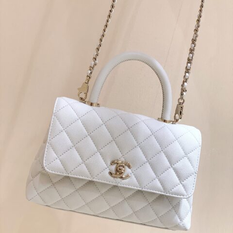 Chanel coco handle 22P白色 款号92990