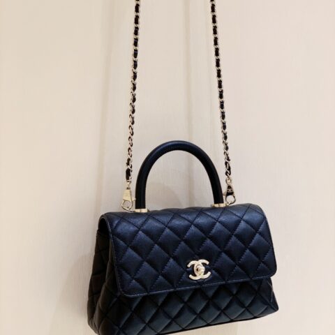 Chanel coco handle 22P黑色 款号92990