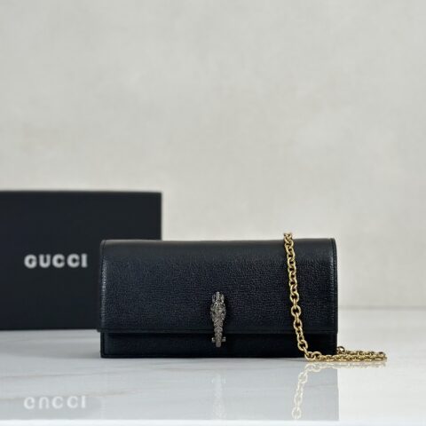 Gucci 克皮链条包 款号876529