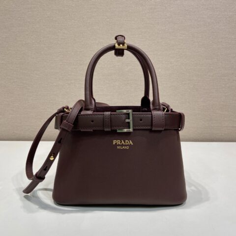 Prada 迷你女包纳帕皮革内衬 款号1BA502