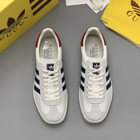 Gucci×Adidas 跨界联名款情侣款休闲运动鞋