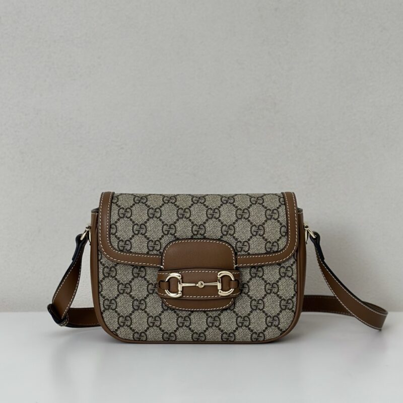 Gucci 啡pvc棕色斜挎包 型号815205