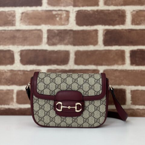 Gucci 啡pvc酒红 型号815205