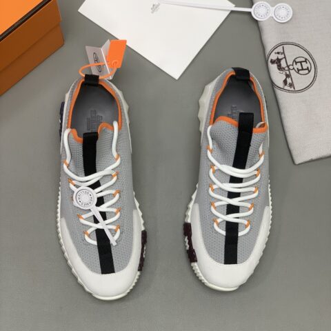 Hermes 情侣款经典飞织休闲鞋