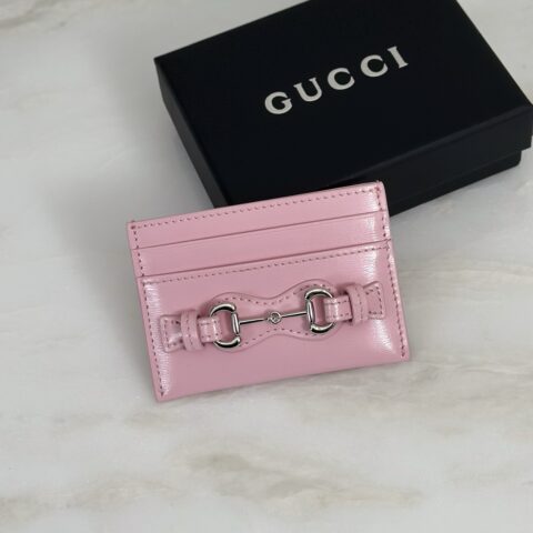 Gucci 贝儿粉卡夹钱包 型号A006YR