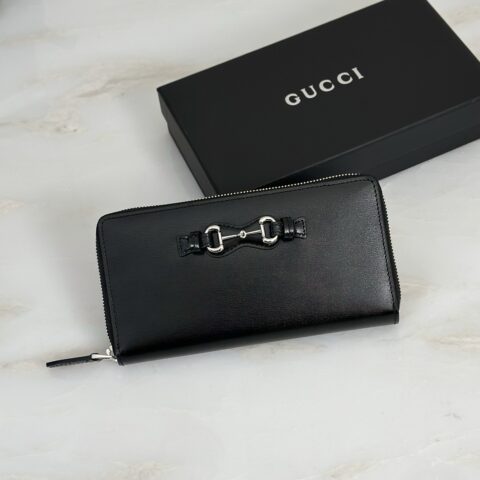 Gucci 黑色长夹钱包 型号A006YS