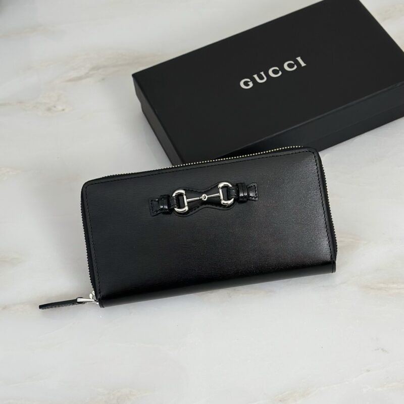 Gucci 黑色长夹钱包 型号A006YS