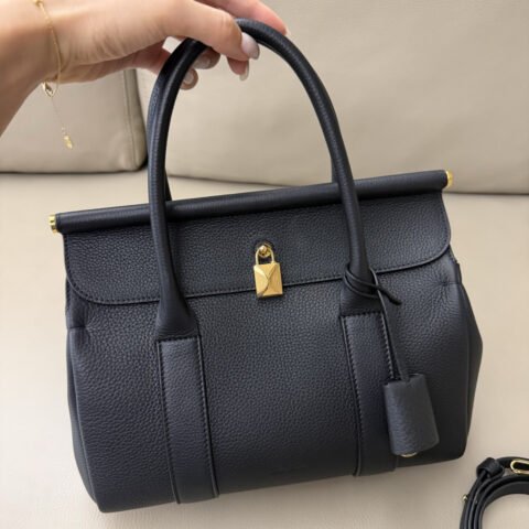 Loro Piana LoomL25Bag 摔纹黑色 型号FAO2680