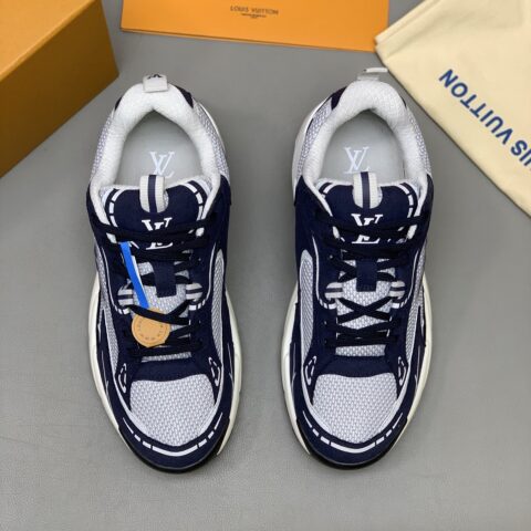 LV 男款低帮休闲运动鞋 网眼鞋面时尚百搭
