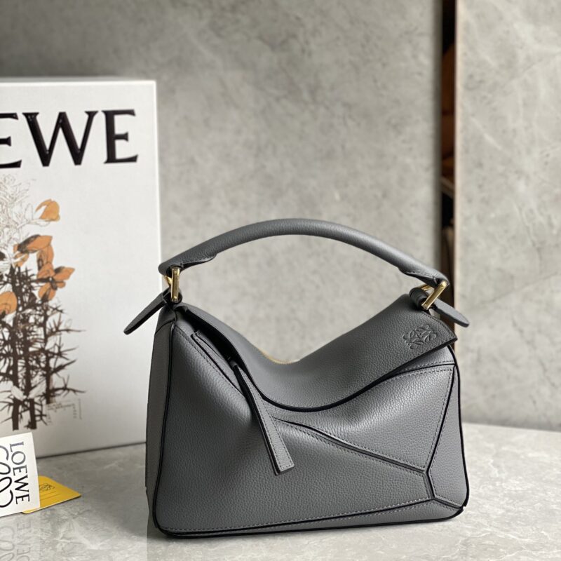Loewe puzzle小号荔枝皮沥青灰 ID0189