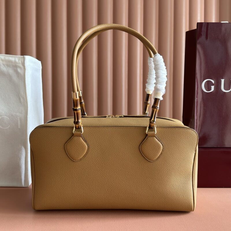 Gucci Primavera系列波士顿包棕色 型号A006OD