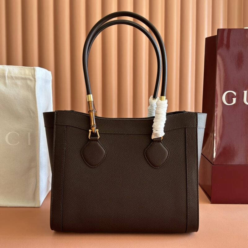Gucci Primavera系列托特包 棕色/全皮 型号A005YB